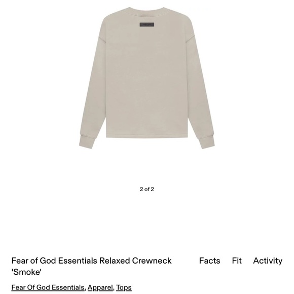 Fear of god crewneck pullover NEW - Picture 5 of 10